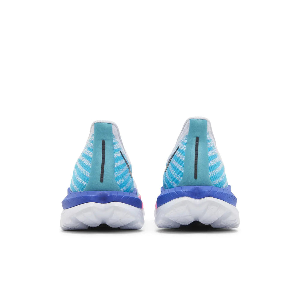 Hoka Mach 5 White Scuba Blue