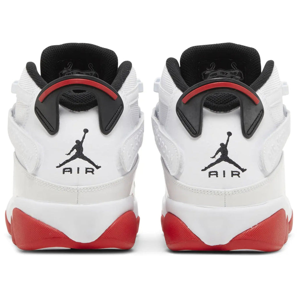 Jordan 6 Rings White University Red Black
