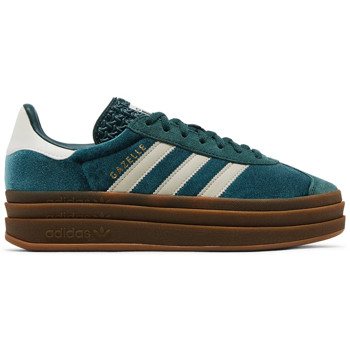 Adidas Gazelle Bold Mineral Green Velvet (W) 