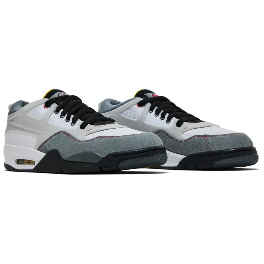 Jordan 4 RM Premium White Black Smoke Grey Fire Red