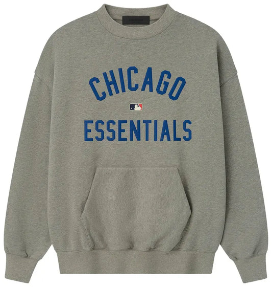 Fear of God Essentials Cubs Sport Crewneck Concrete Heather