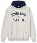 Fear of God Essentials Twins Sport Hoodie Oatmeal Heather/Midnight Navy