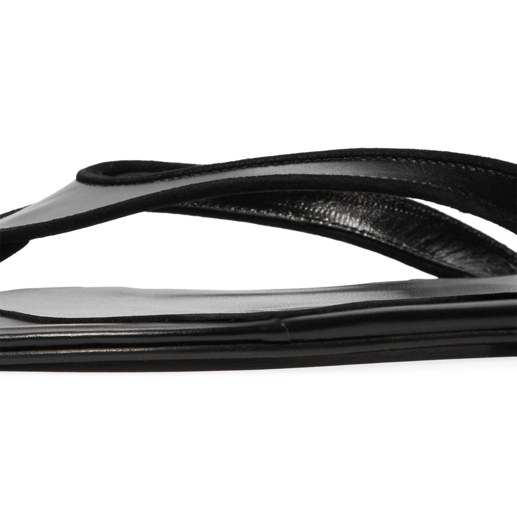 Jude Rue Sandal (Black Leather/Suede)
