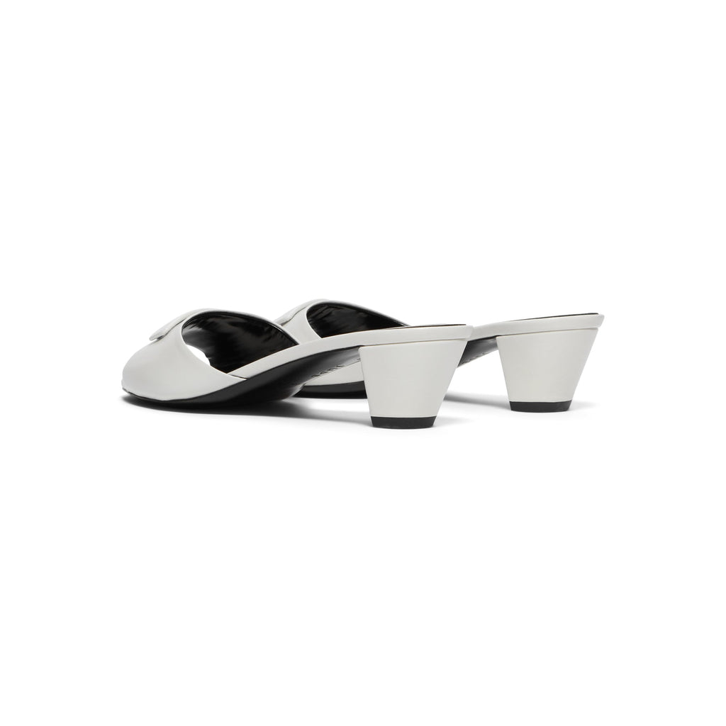 Jude Taina Mule (White Leather)