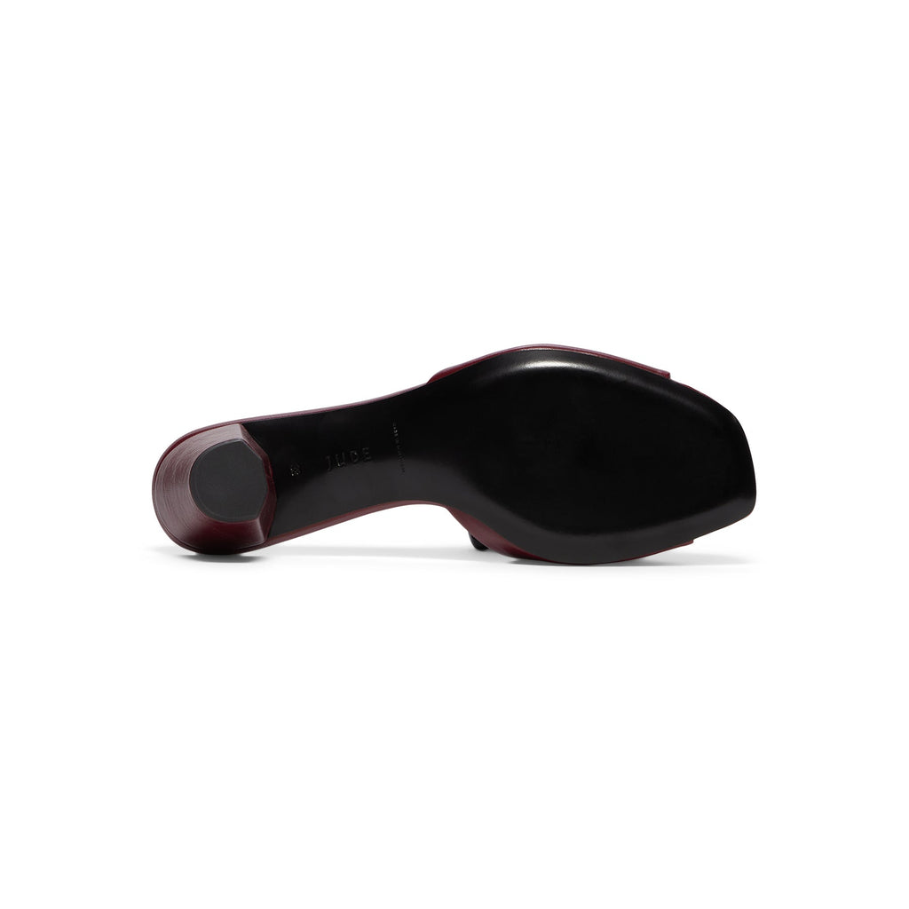 Jude Taina Mule (Bordeaux Leather)