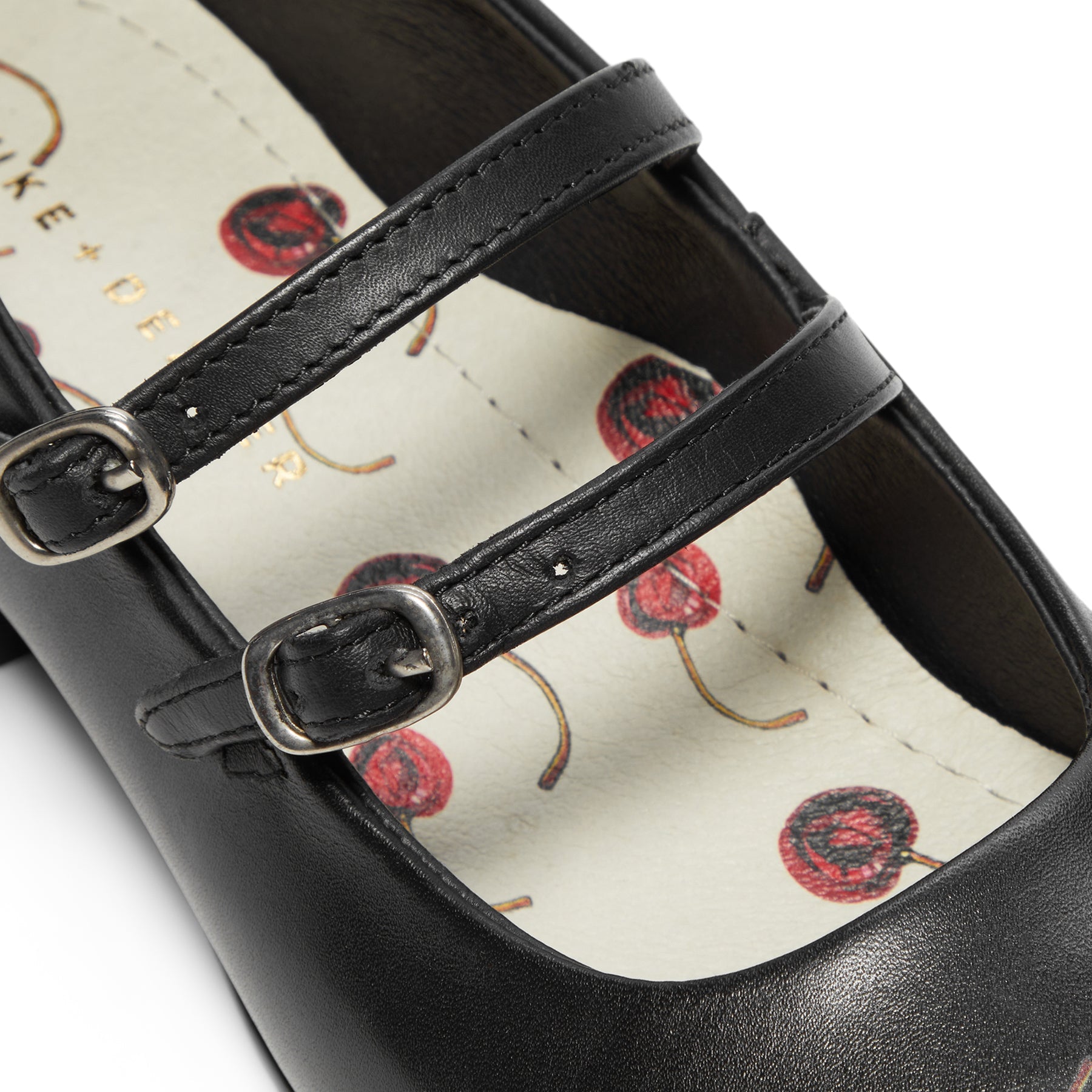 DUKE + DEXTER Ruby Cherry Mary Jane (Black)