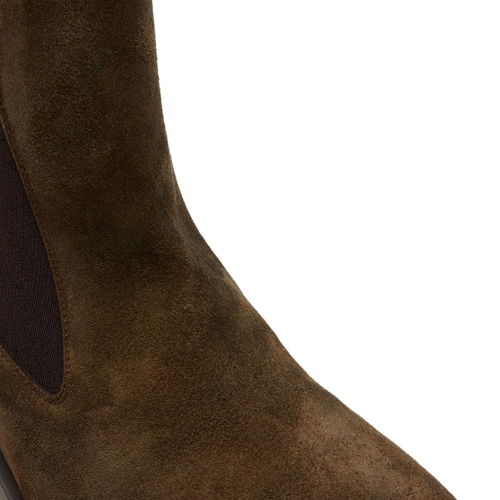 Rick Owens Beatle Bogun Boots (Indigo)