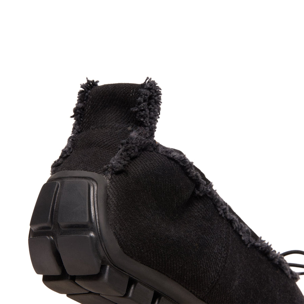 Simone Rocha Embellished Ballerina Grip Flats (Black/Jet)