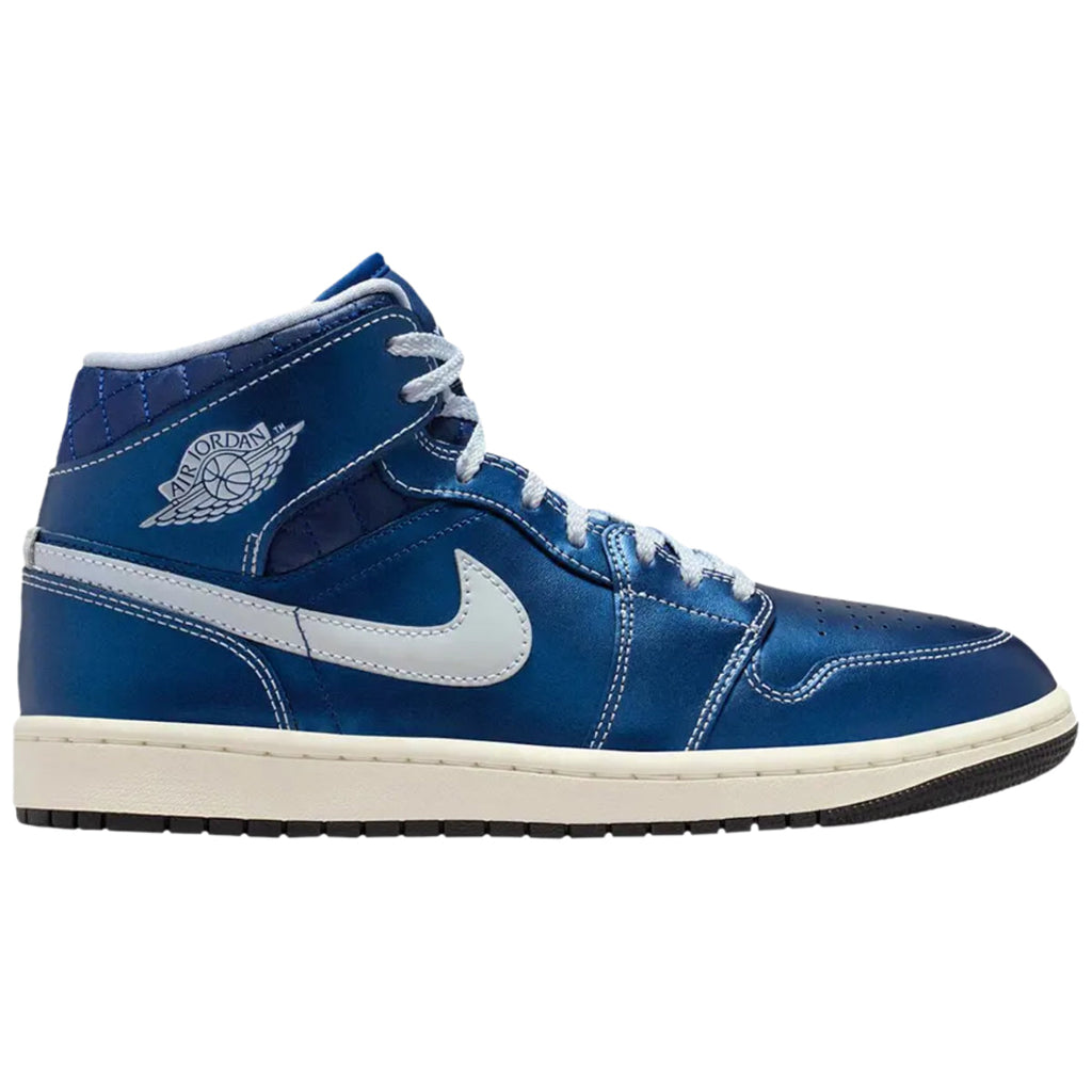 Jordan 1 Mid SE Metallic Blue Quilted (W)