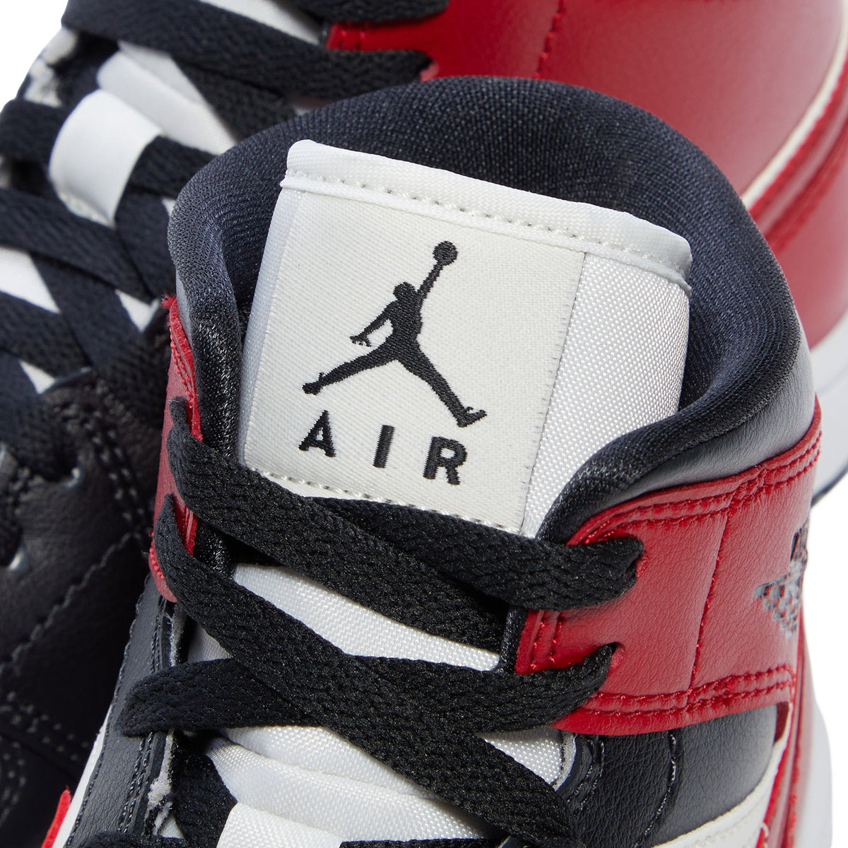 Nike Womens Air Jordan 1 Mid (Sail/Gym Red/Off Noir/White)