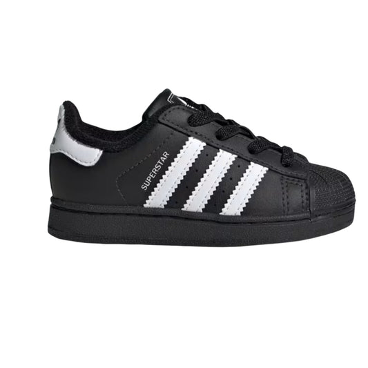 adidas Superstar II Elastic Lace Core Black Cloud White (TD)