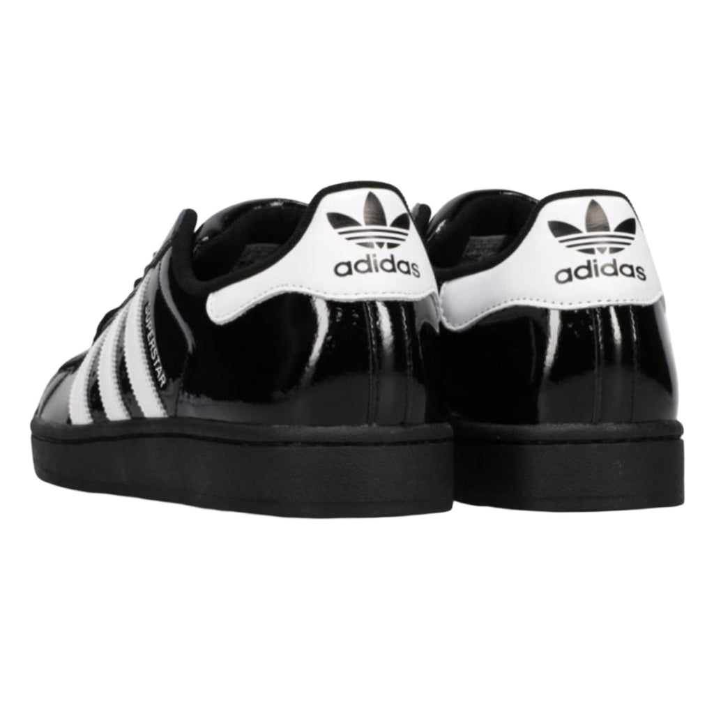 adidas Superstar II Black White Patent Leather