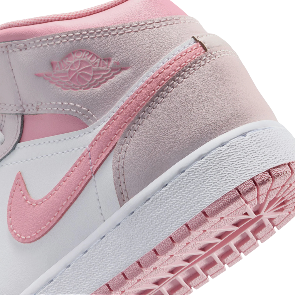 Jordan 1 Mid Pearl Pink White (GS)